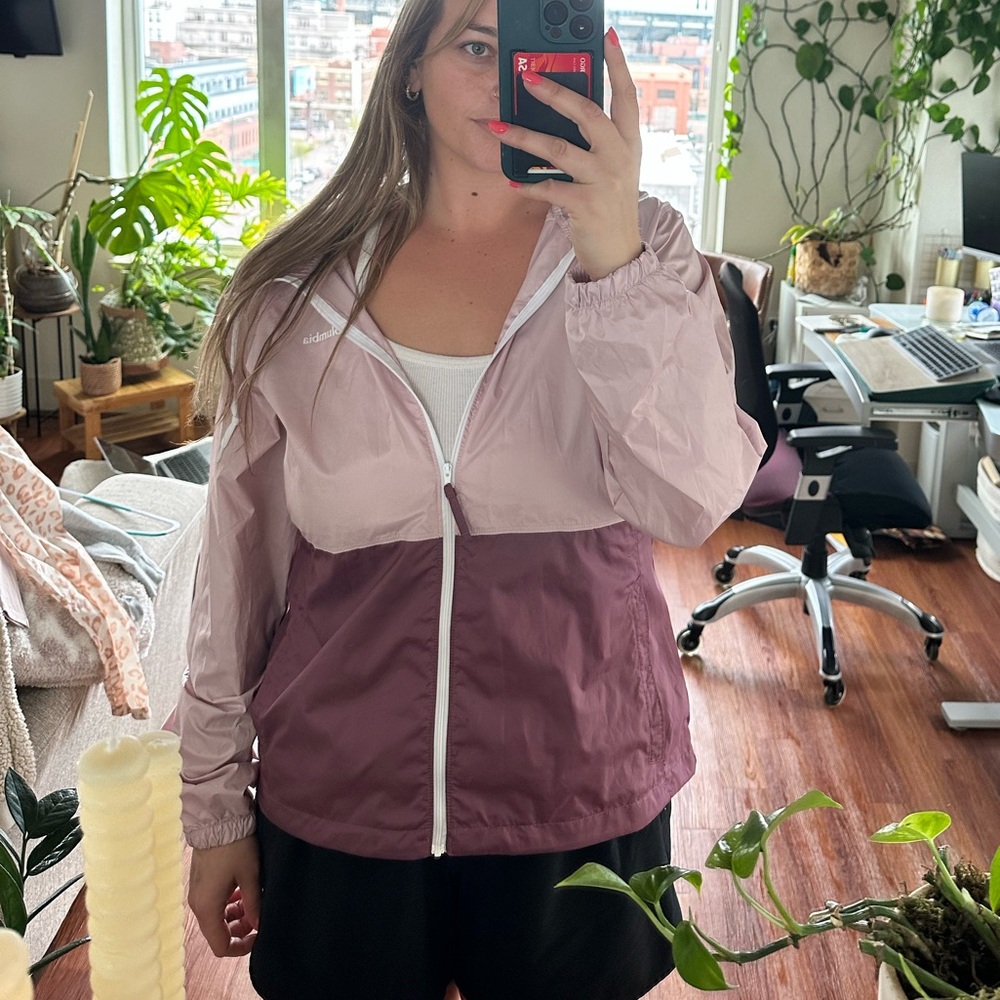 Columbia Light Zip Up (Pink)